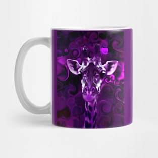 Closeup Purple Mug